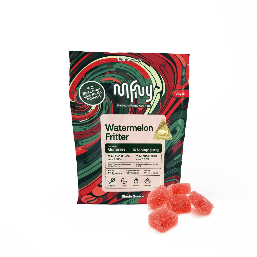 Watermelon Fritter Live Rosin Gummies