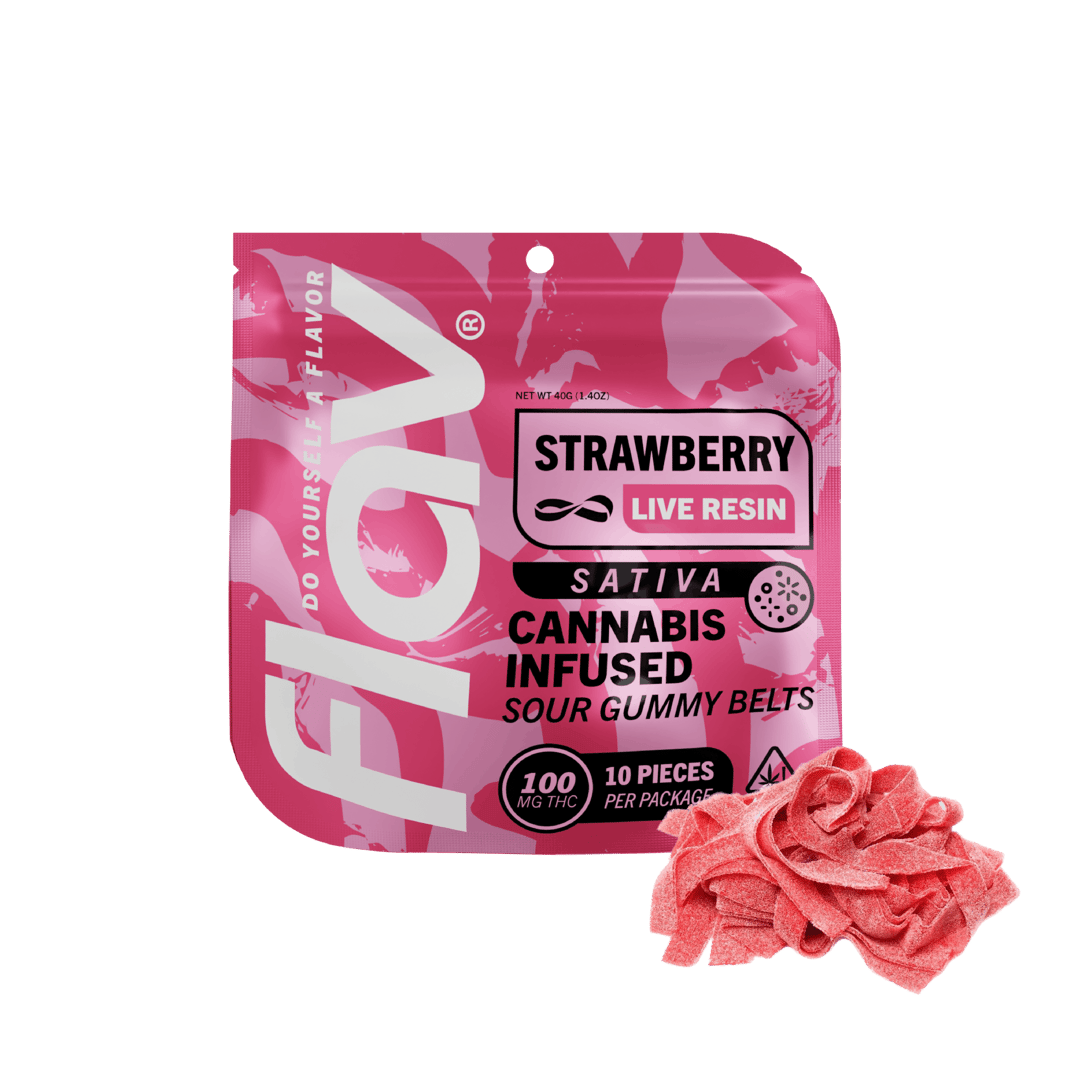 Live Resin Strawberry Belt - 100mg