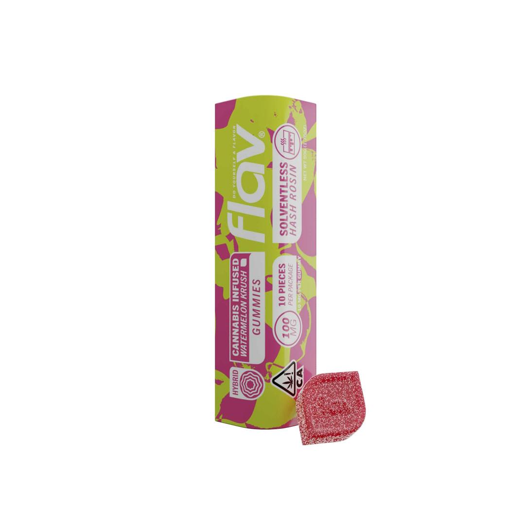 Gummy - Hash Rosin - Watermelon Krush - 100mg