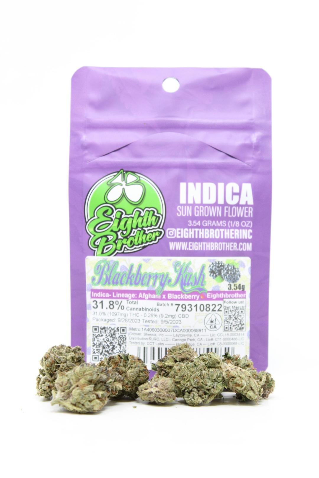 Blackberry Kush (3.54g - 1/8 oz)