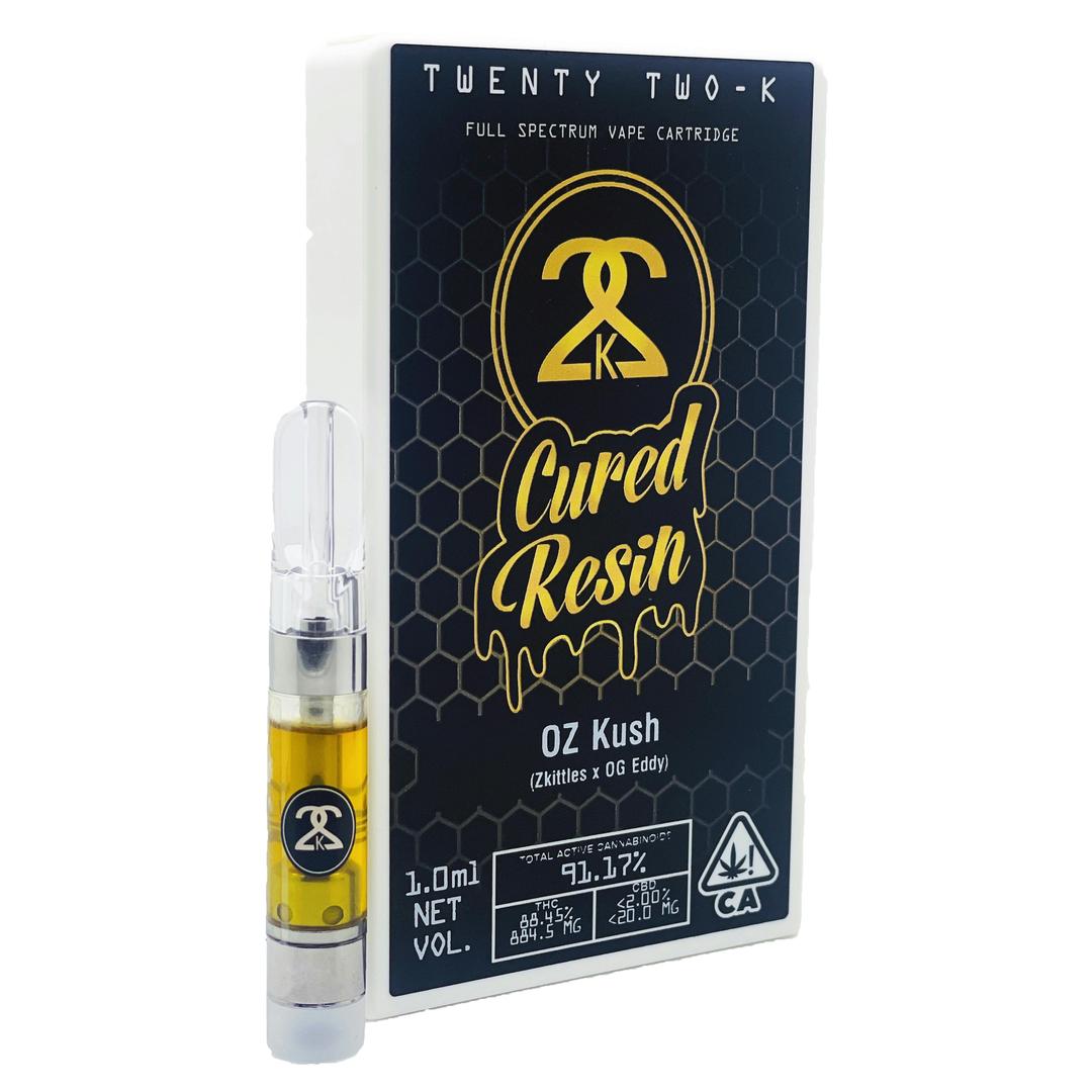 22K - Cured Resin - OZ Kush 1.0ml Cartridge