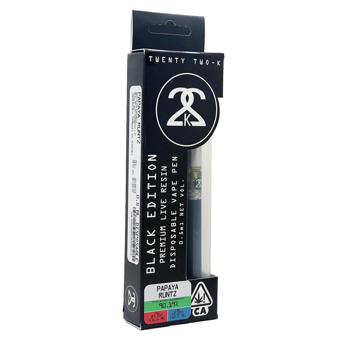 22K - Live Resin - Papaya Runtz 0.5ml Disposable