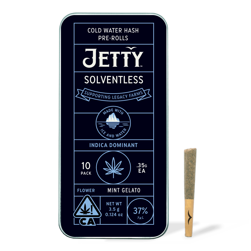 Mint Gelato Cold Water Hash Infused Pre-Roll 10 Packs (3.5g)