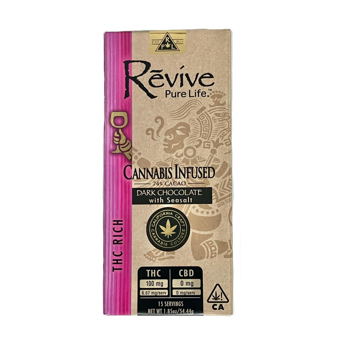 Rosin Infused Vegan Dark Chocolate with Sea Salt (74% Cacao & 100 mg THC)