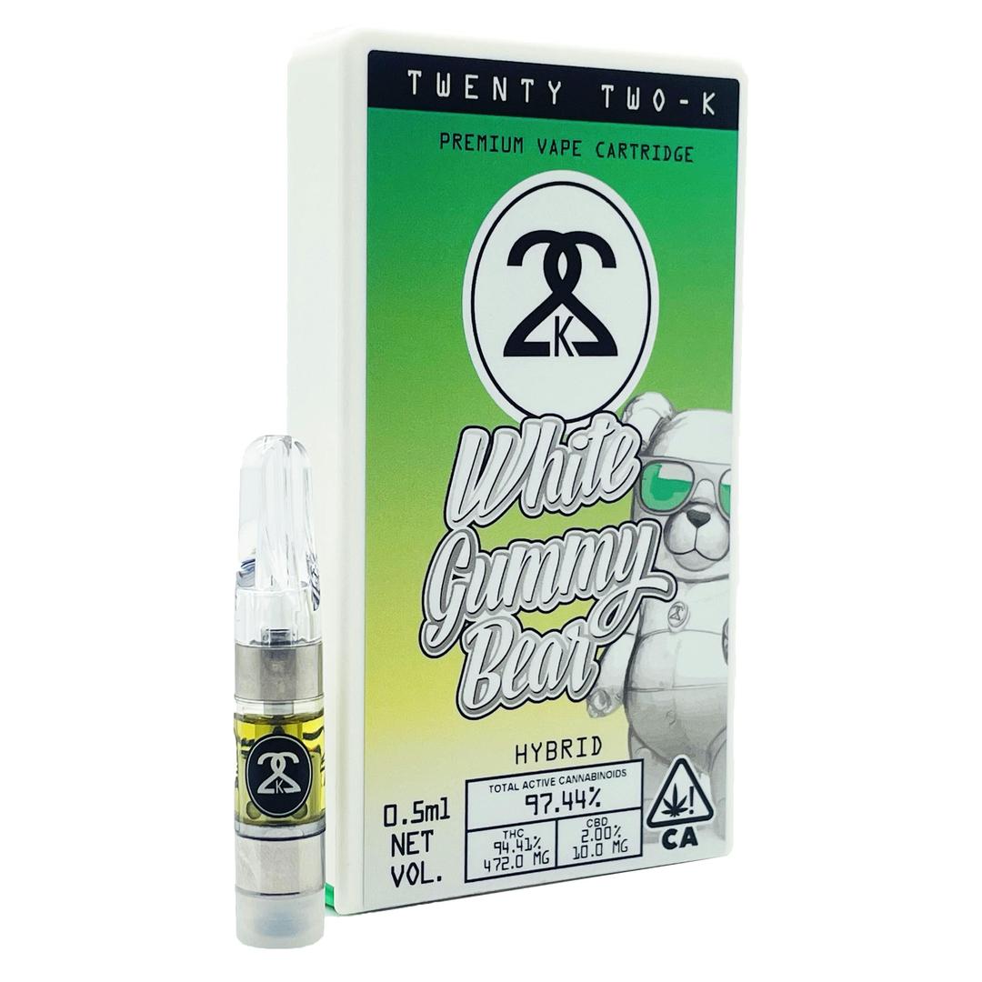22K - White Gummy Bear - 0.5ml Cartridge