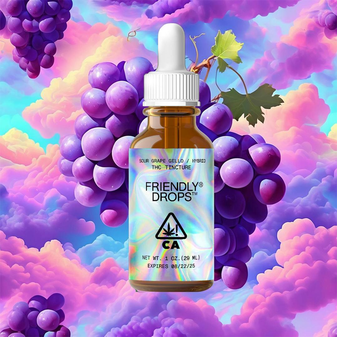 Sour Grape Gello 1000mg Full Spectrum Tincture