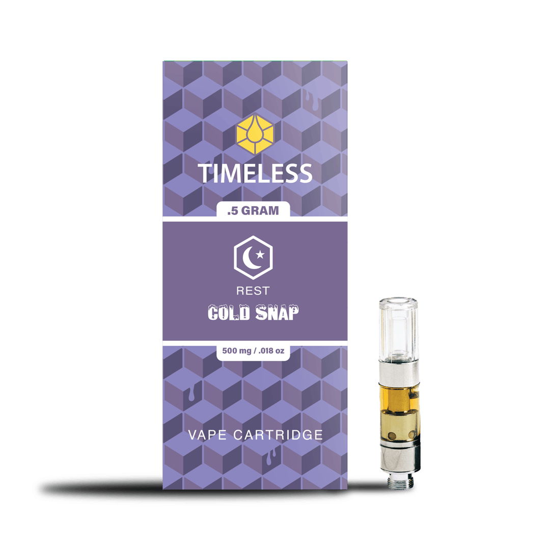Timeless Cold Snap 500mg Vape Cartridge (Rest)