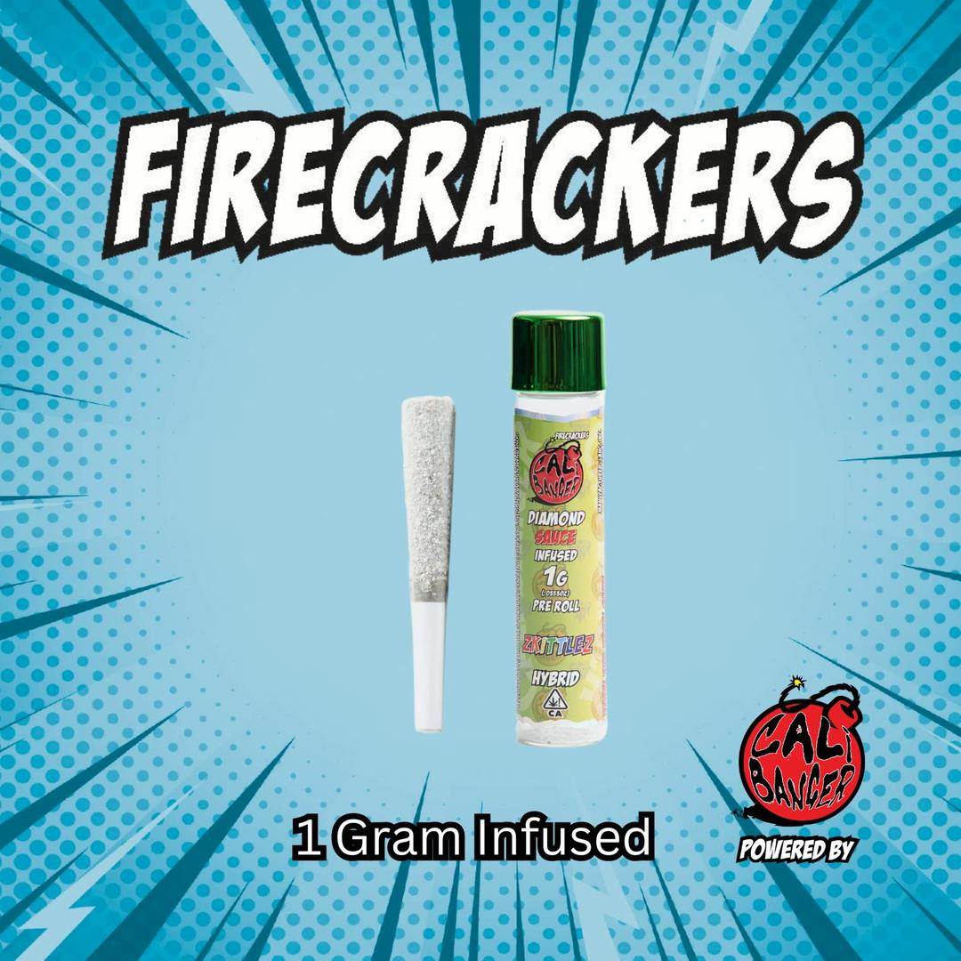 Firecracker by Cali Banger Infused Pre Roll ZKITTLEZ - 1.0 Gr