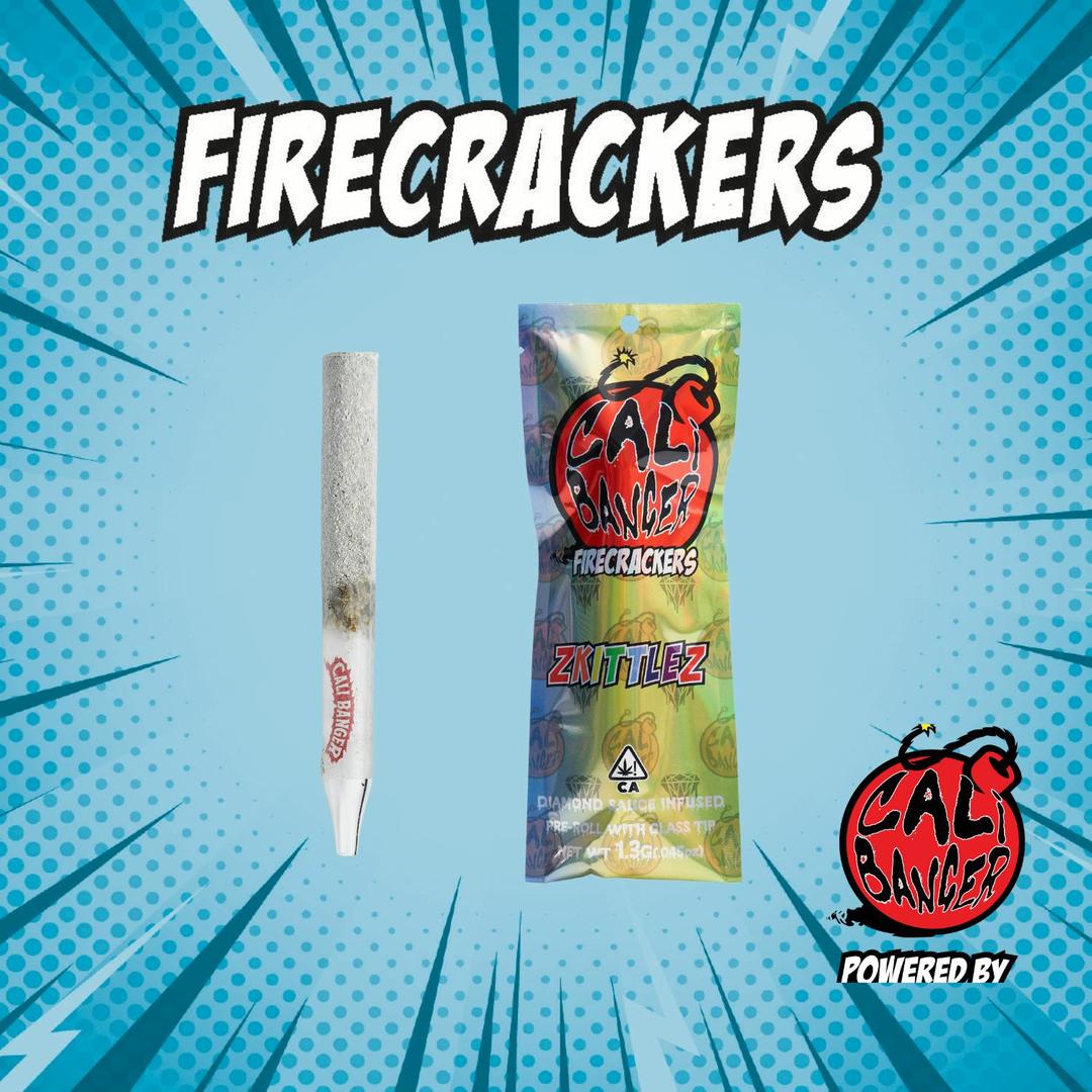 Firecracker by Cali Banger Infused Pre Roll ZKITTLEZ - 1.3 Gr