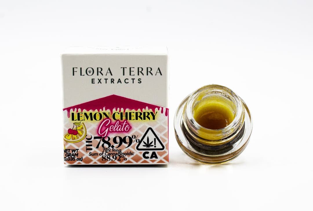 Flora Terra | Lemon Cherry Gelato | 1g Sugar