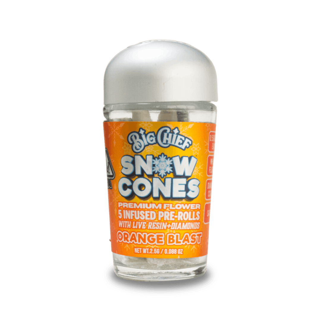 ORANGE BLAST - Snow Cone Infused Pre-Rolls 5 Pack