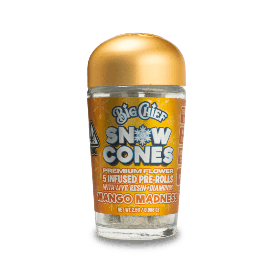 MANGO MADNESS - Snow Cone Infused Pre-Rolls 5 Pack
