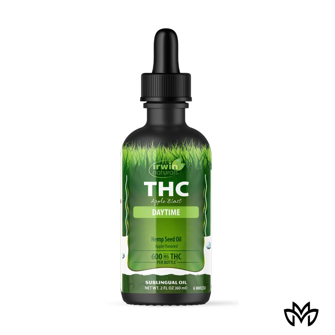 Irwin Naturals Tincture: Apple Blast Daytime, 600mg THC