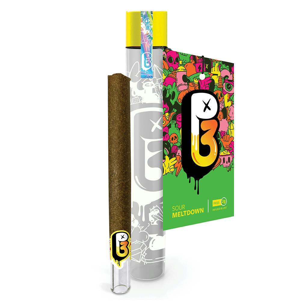 Sour Meltdown Infused Blunt | 2g