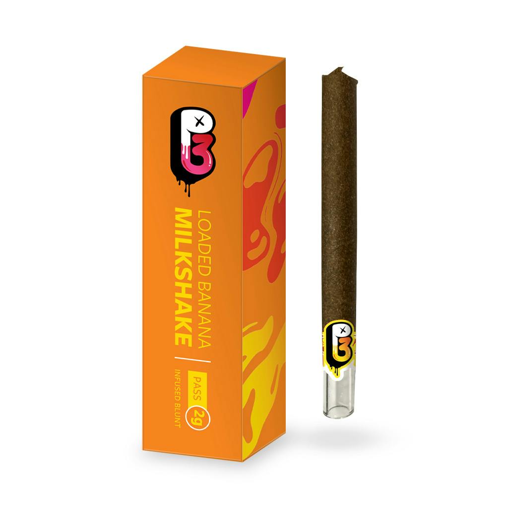 Loaded Banana Milkshake Infused Blunt | 2g
