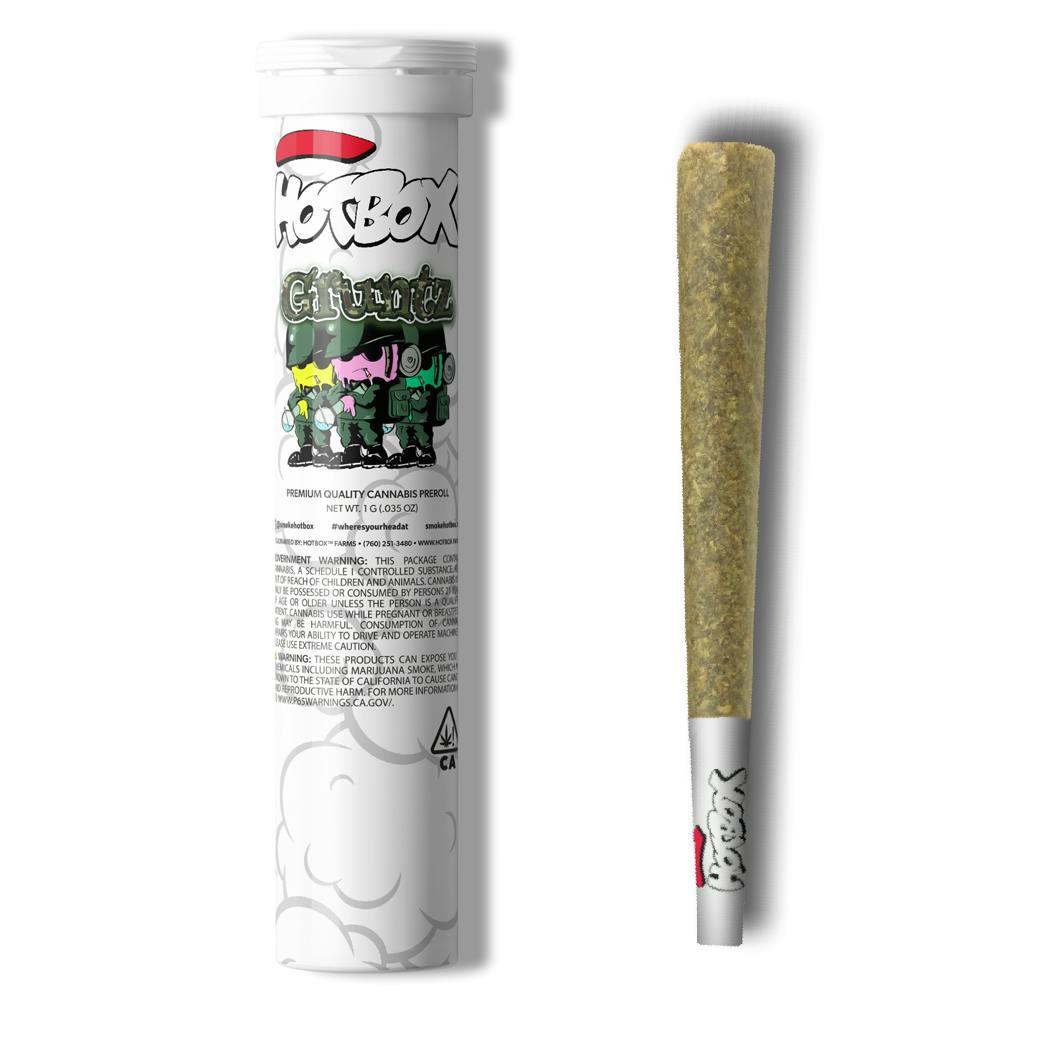 HOTBOX | Gruntz Indica Preroll (1g) Indoor Flower