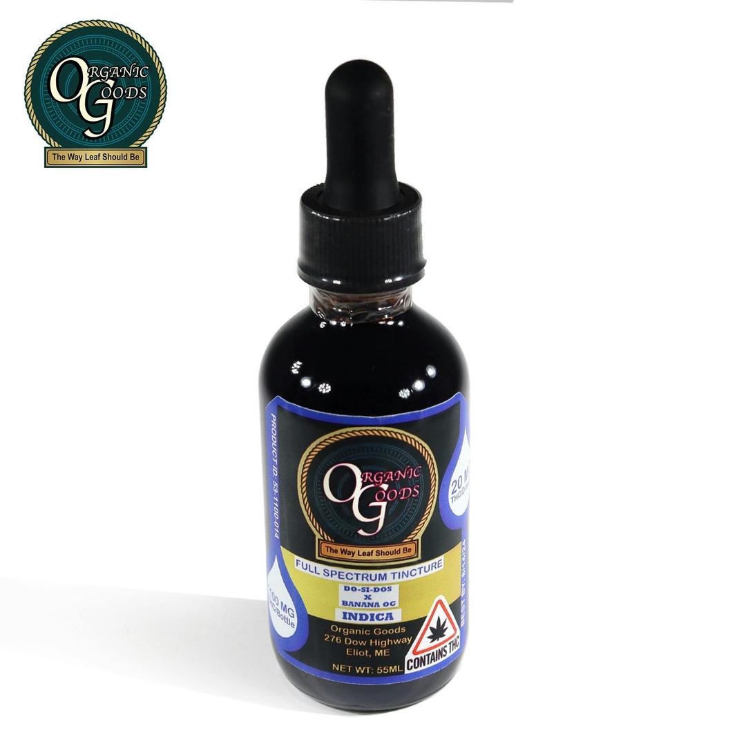 Organic Goods Tincture THC Full Spectrum Do-Si-Dos & Banana OG 1100 MG