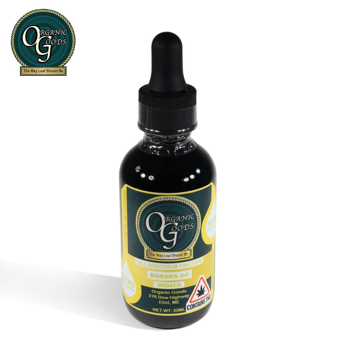 Organic Goods Tincture THC Full Spectrum Banana OG 550 MG