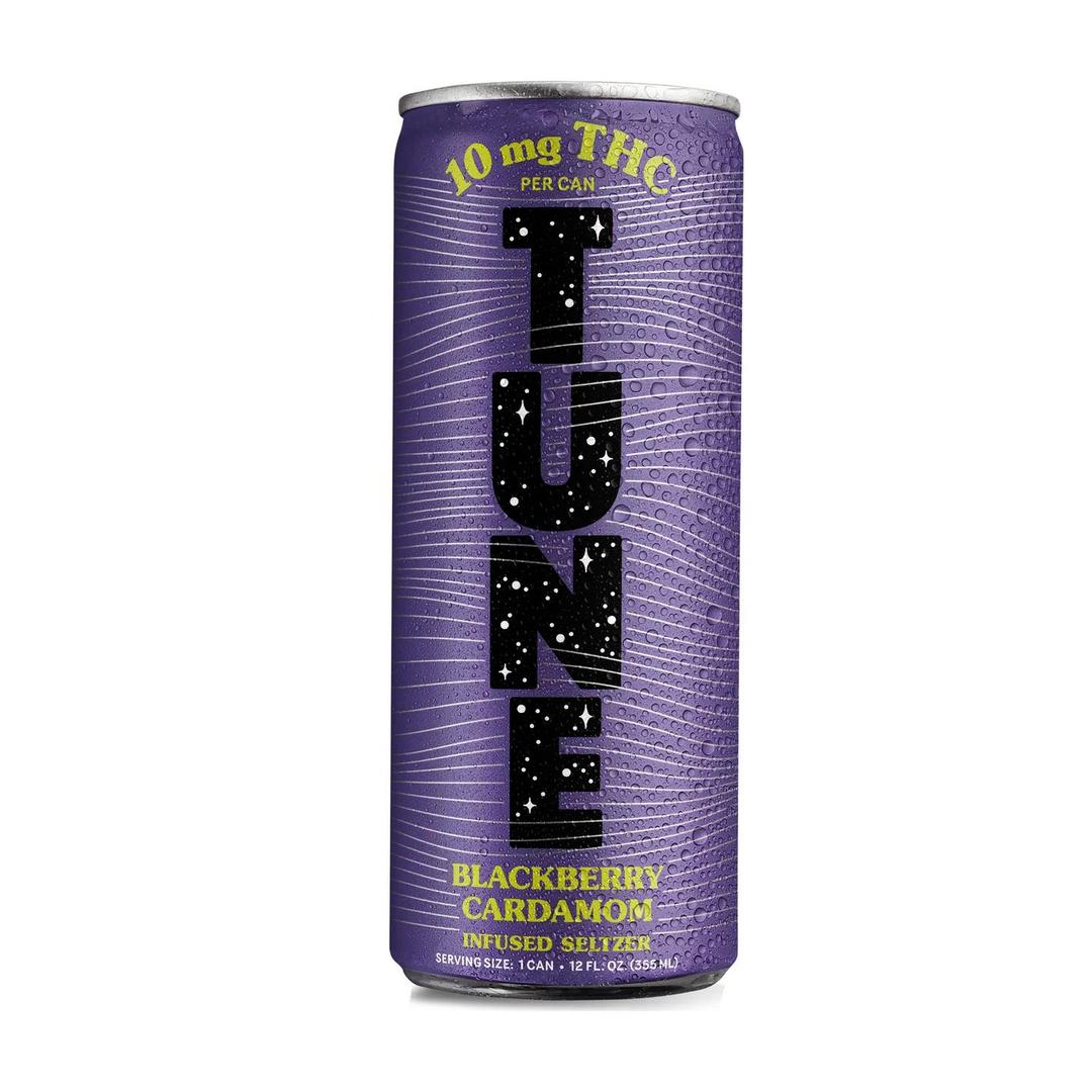 Blackberry Cardamom Infused Seltzer