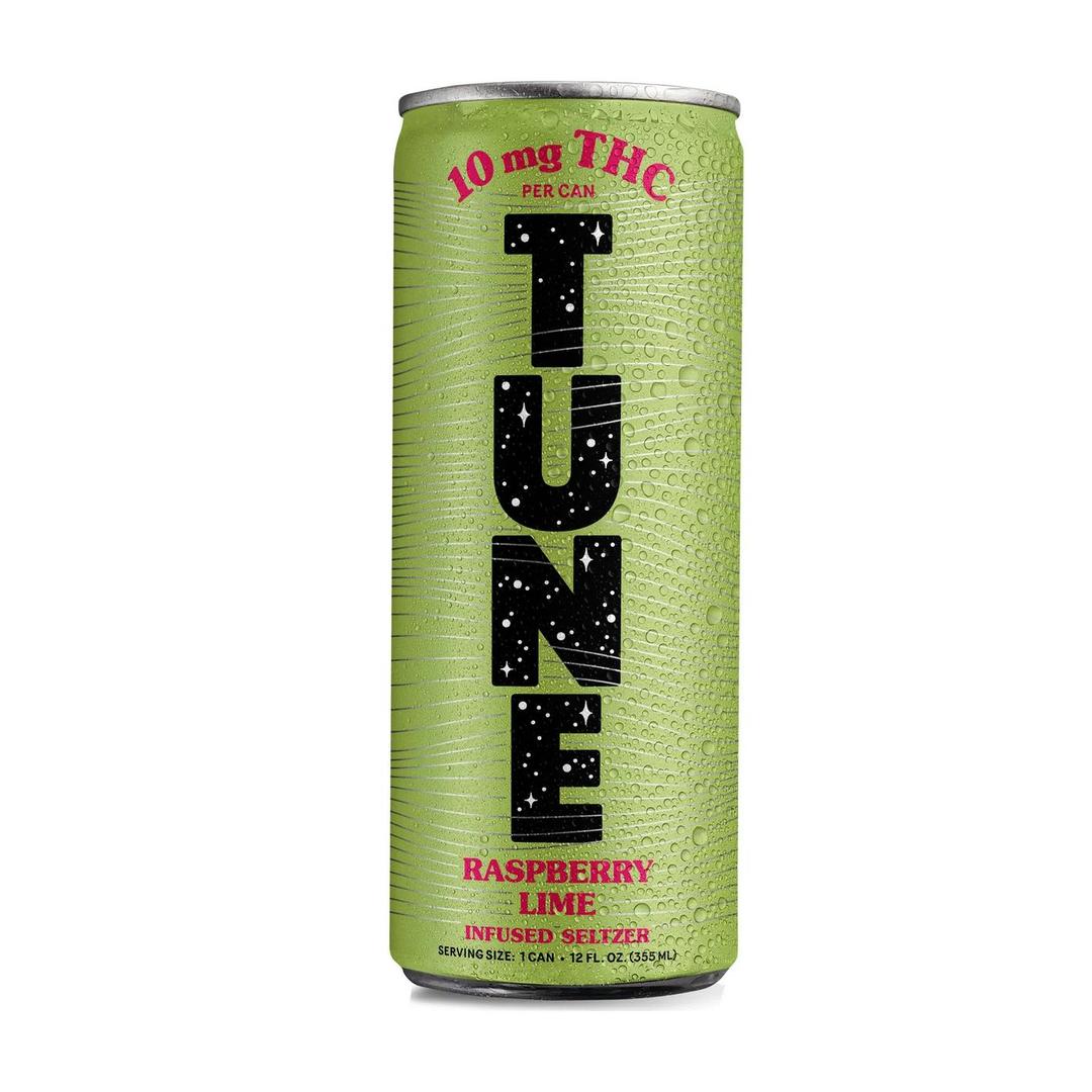Raspberry Lime Infused Seltzer