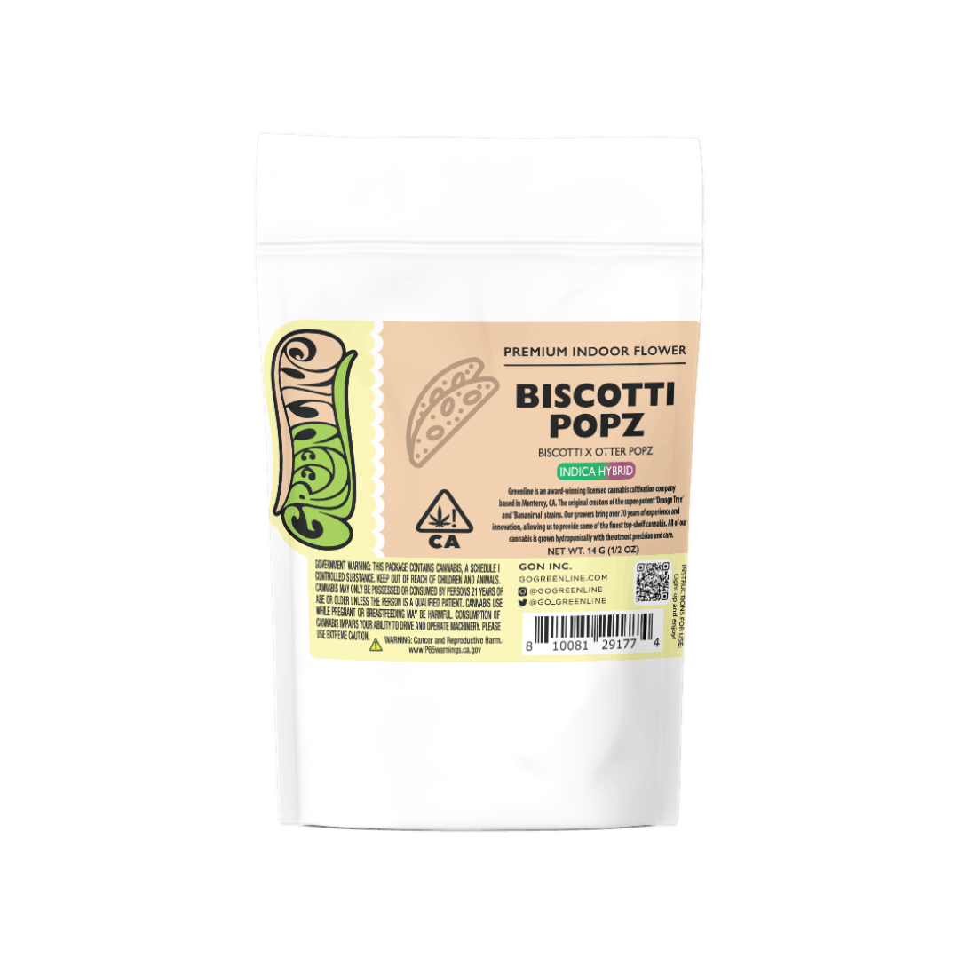 Biscotti Popz - Half Oz - 14G