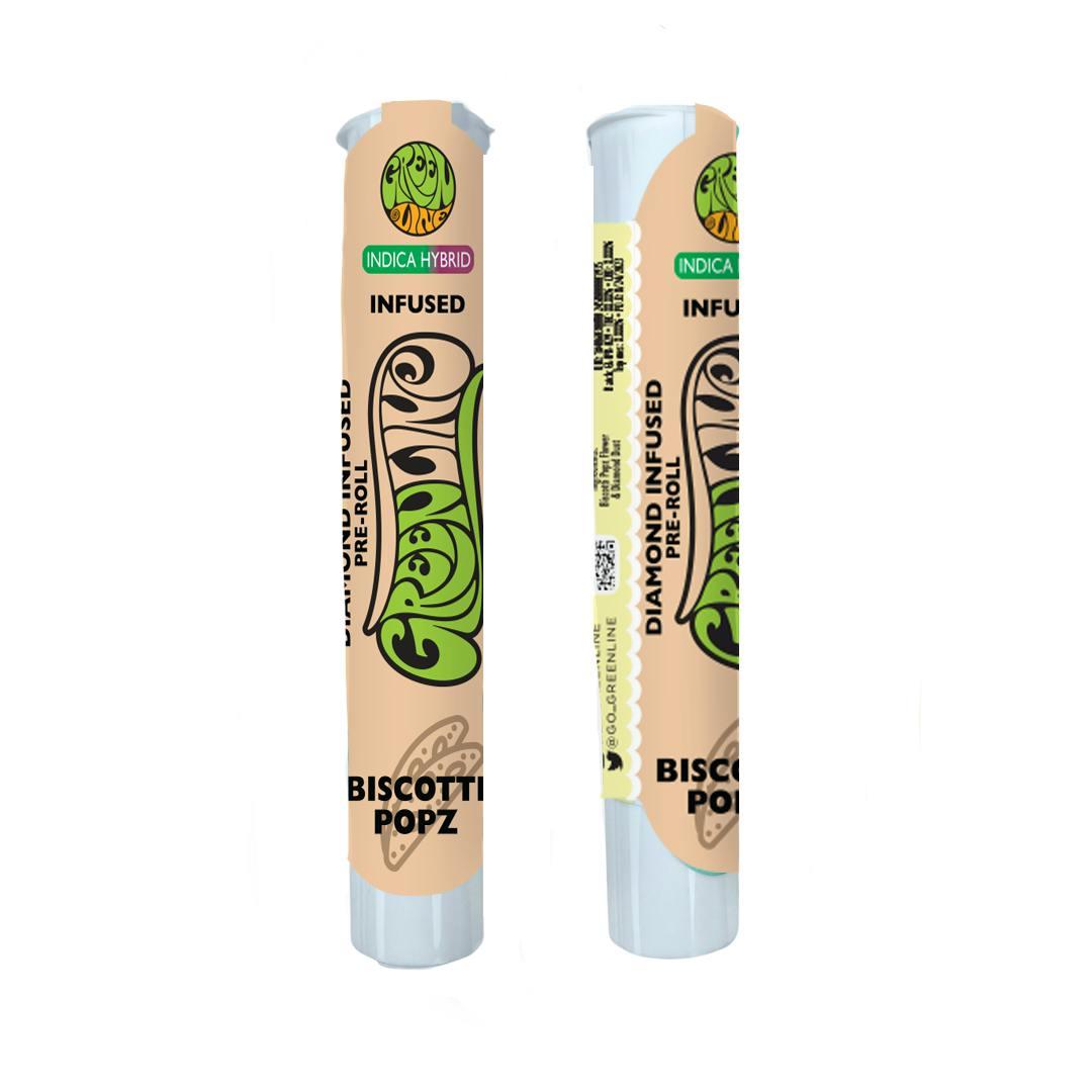 Biscotti Popz - Diamond Infused Pre-Roll - 1G