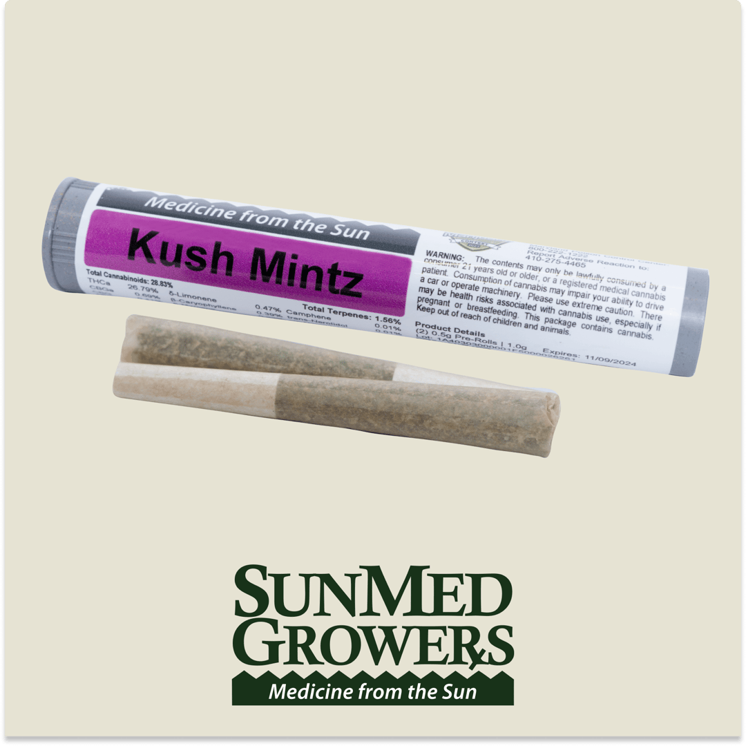 Kush Mintz Pre Roll 0.5g/2 Pack