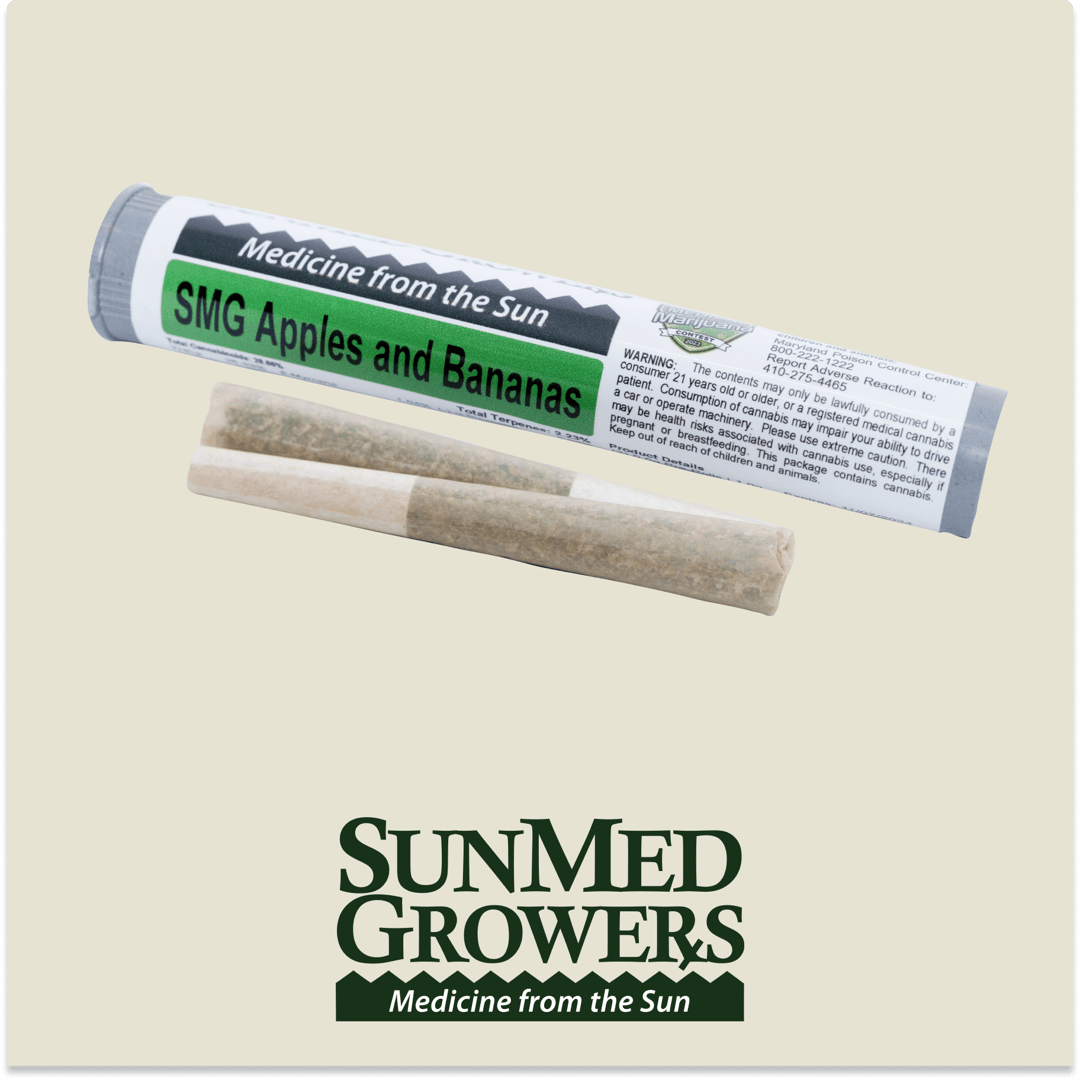 Apples and Bananas Pre Roll 0.5g/2 Pack