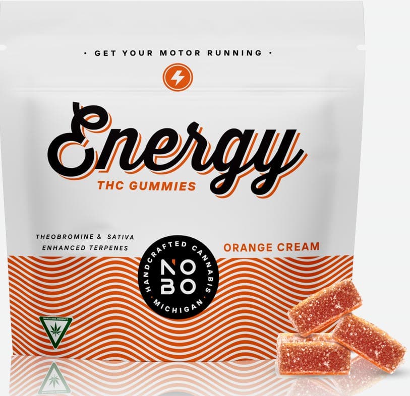 NOBO | Orange Cream - Energy | Gummies | 200mg 10pk