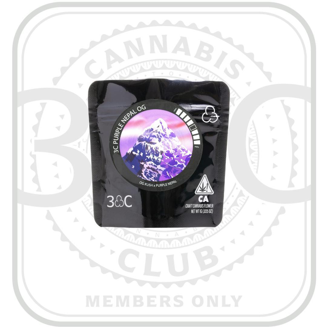3C | Purple Nepal - 1g (Members Only Pricing)