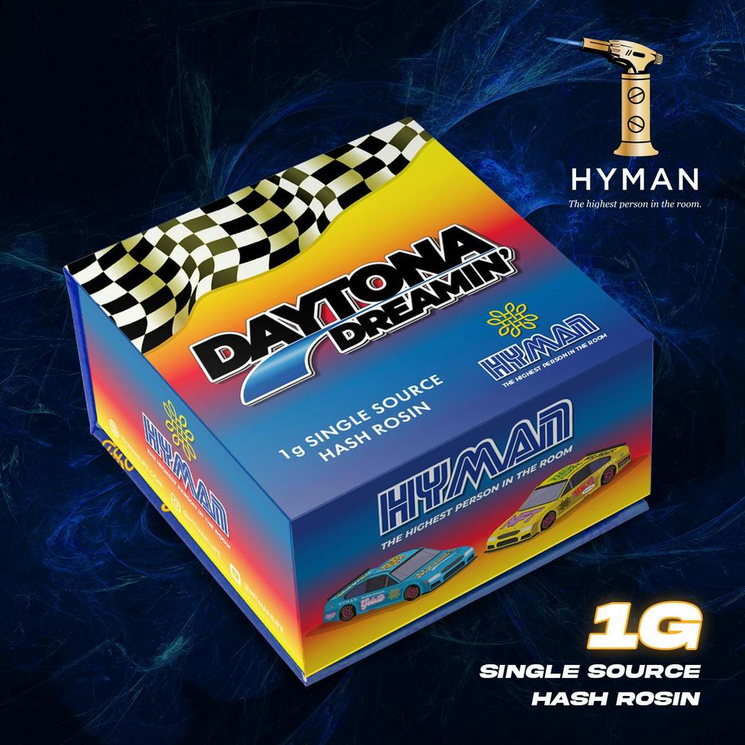 Daytona Dreamin | 1G Single Source Hash Rosin | HYMAN | MED