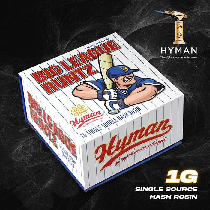Big League Runtz | 1G Single Source Hash Rosin | HYMAN | MED