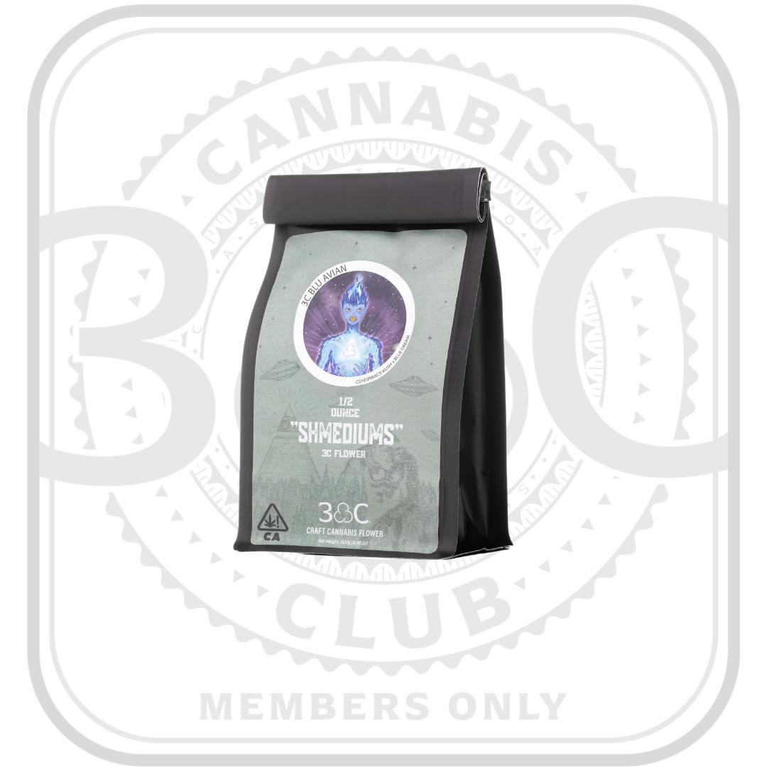 3C | Blu Avian Shmediums - 14g (Members Only Pricing)