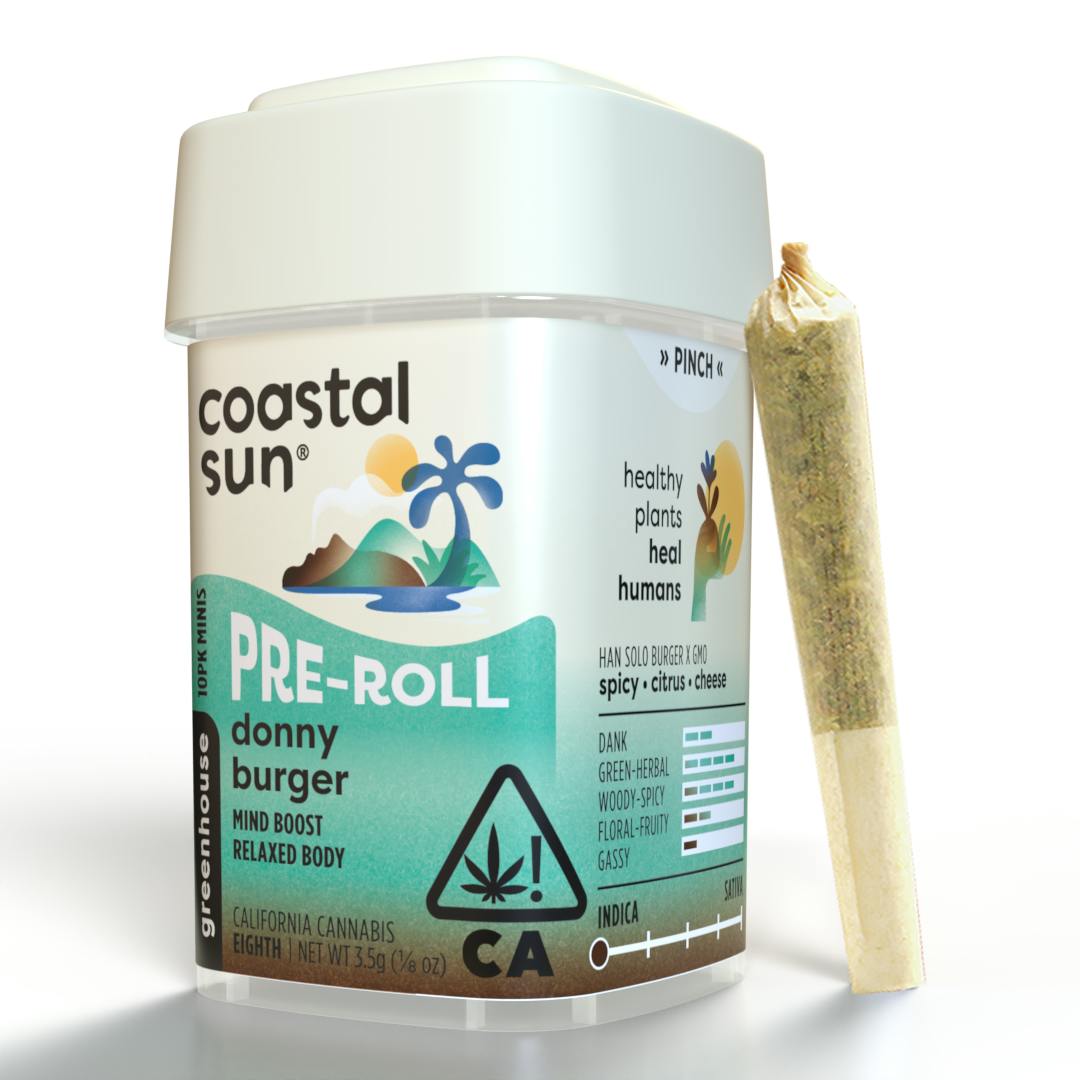 Donny Burger Greenhouse 0.35g Pre-Roll 10pk 3.5g