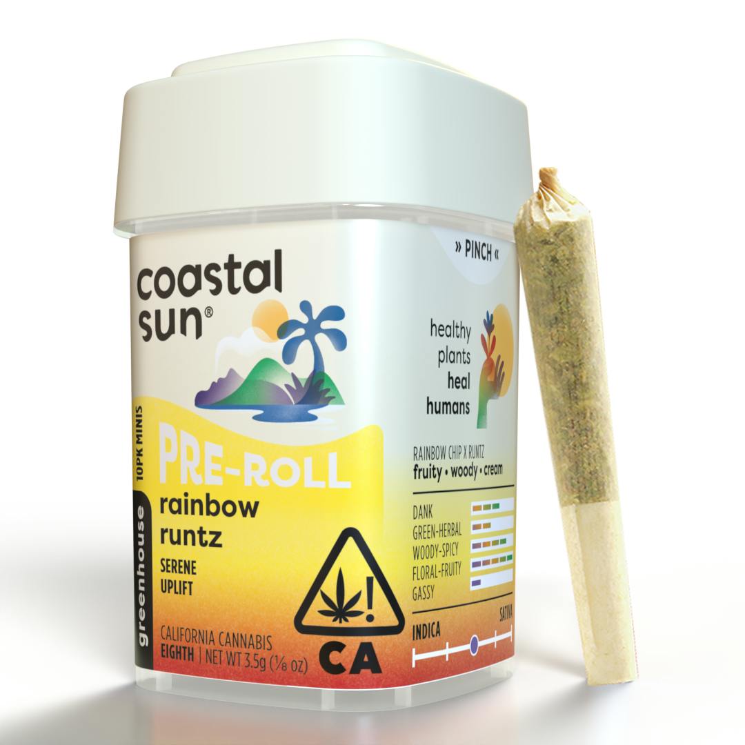 Rainbow Runtz Greenhouse 0.35g Pre-Roll 10pk 3.5g