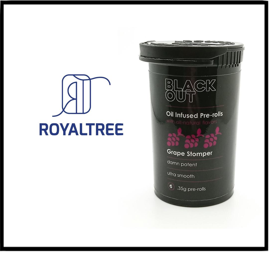Black Out Mini - Infused PreRoll - Grape Stomper - 5 x .35g