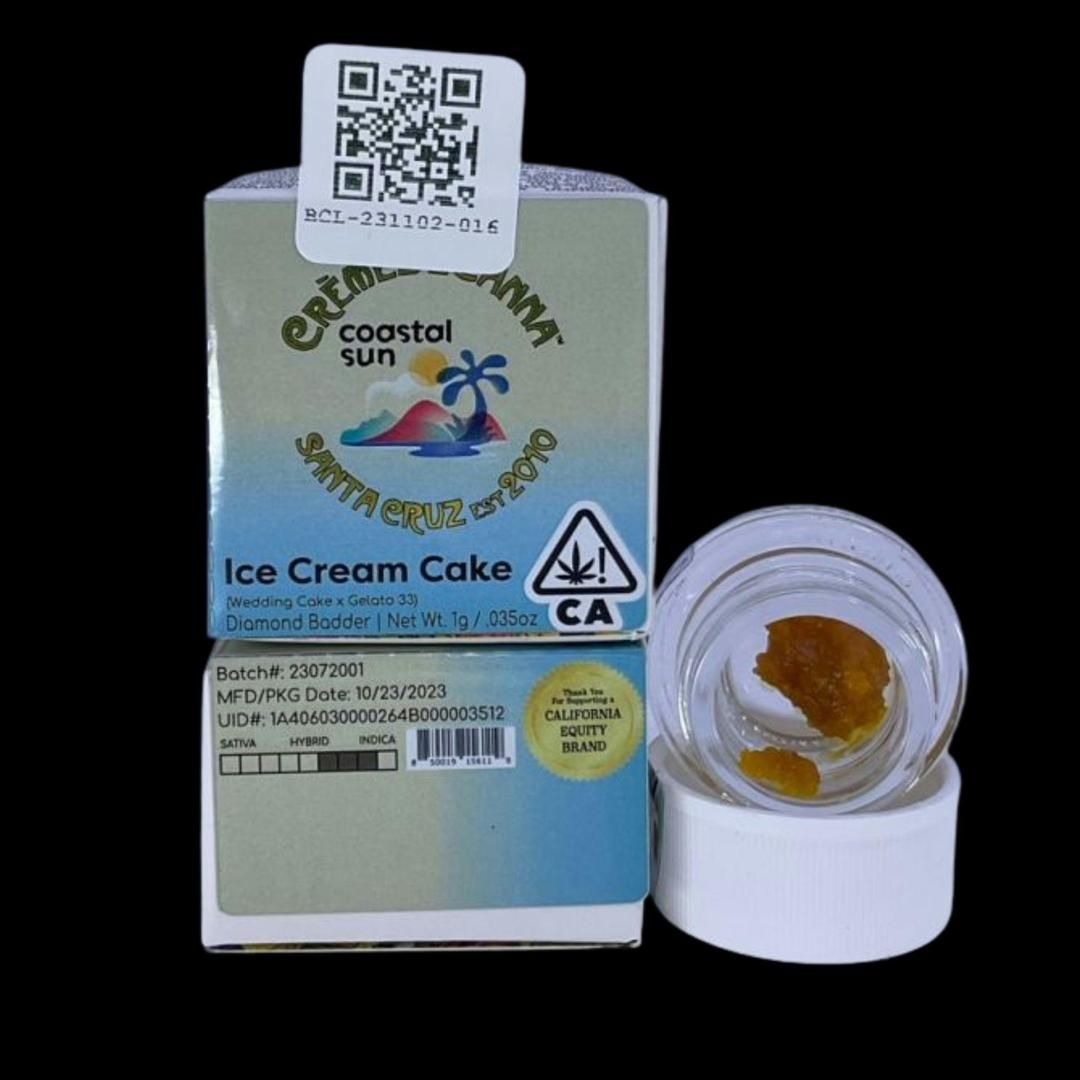 Ice Cream Cake (Coastal Sun Collab) Badder 1g
