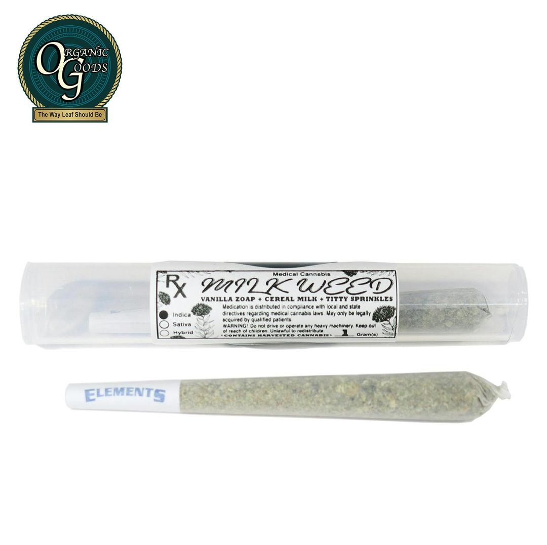 Organic Goods Pre-Roll Milk Weed 1 G