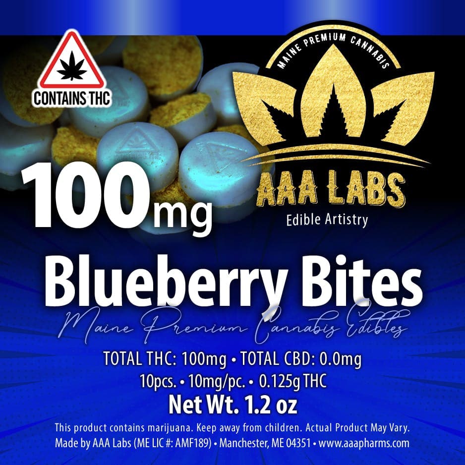 Blueberry Bites - 100mg