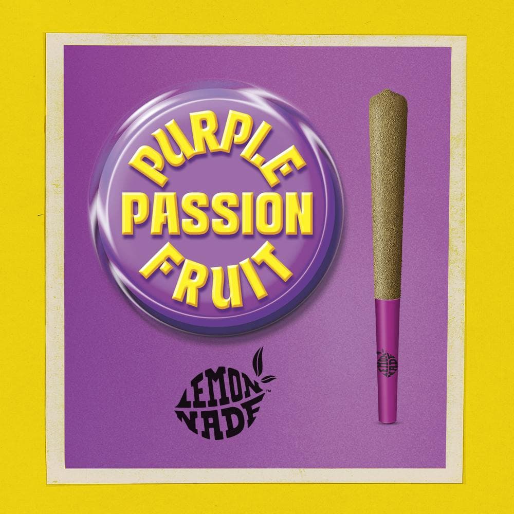 Lemonnade - 1G Infused Pre Roll - Purple Passionfruit