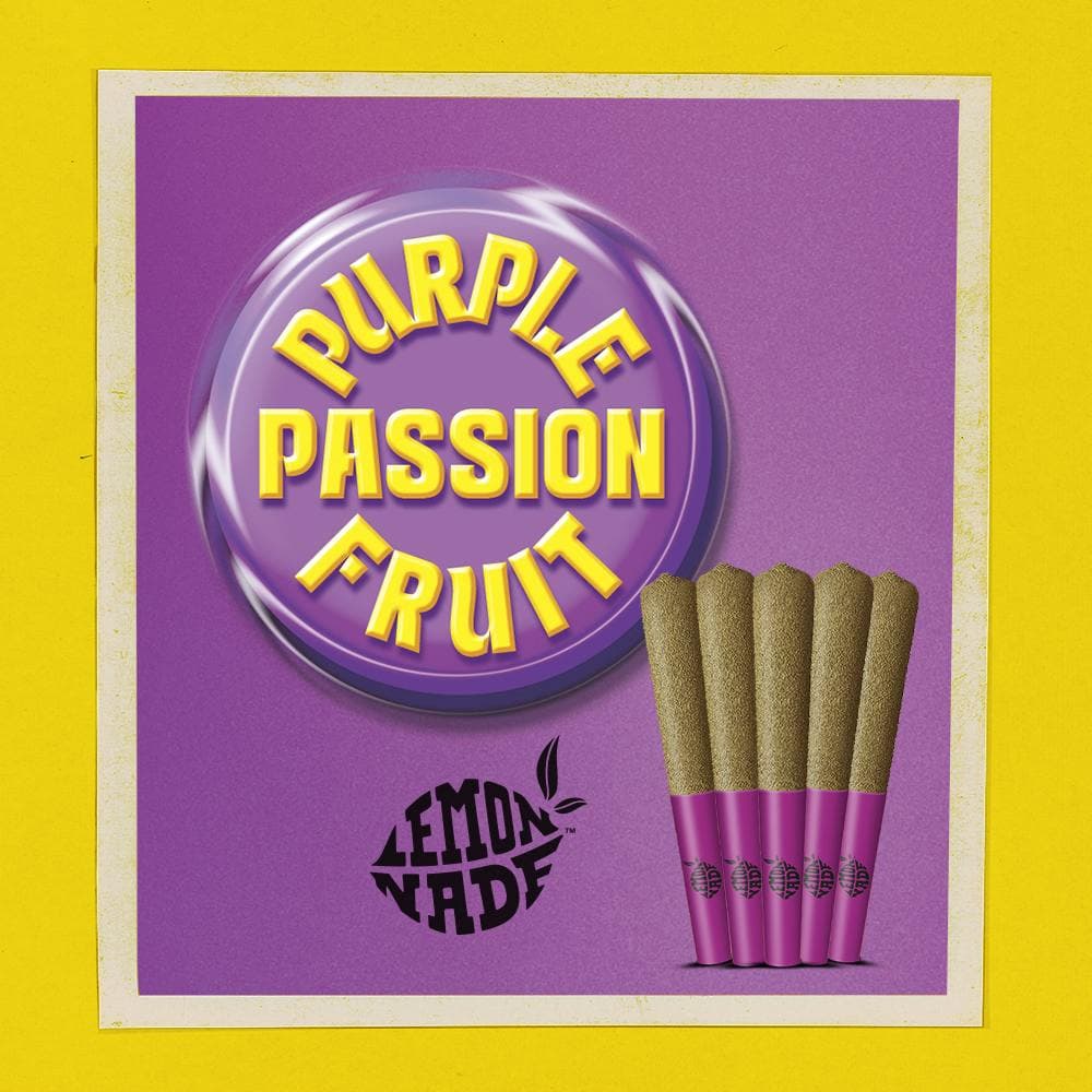 Lemonnade - 5PK Infused Pre Rolls - Purple Passionfruit
