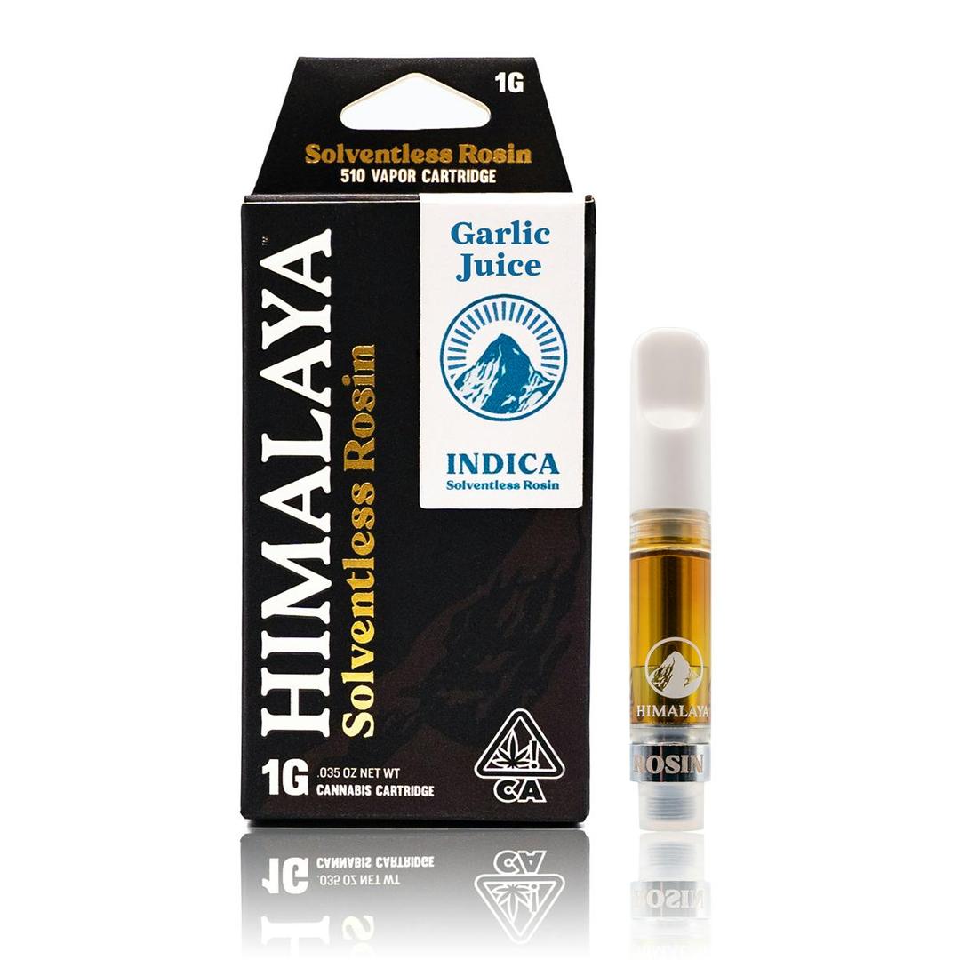 Garlic Juice (Solventless Rosin) Cartridge - 1G