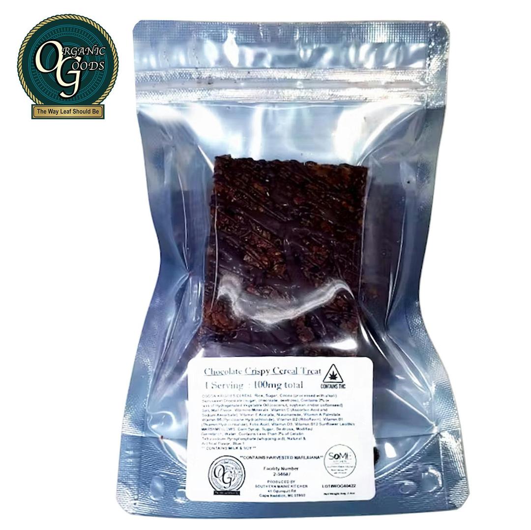 OG Chocolate Crispy Cereal Treat w/Hash Rosin & Premium Concentrate 100 MG