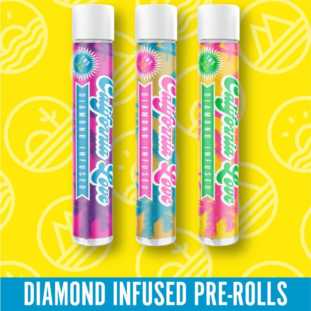 Diamond Infused 2x 0.7g Pre Rolls 1.4g Indica- Pink Cookies