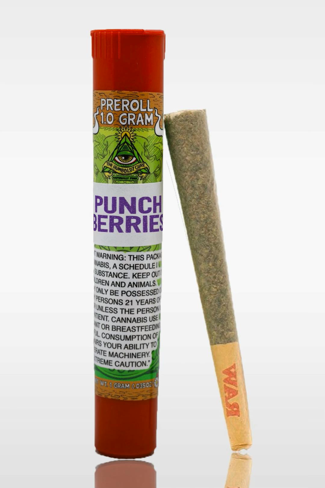 Pre Roll 1 Gram All Flower Punch Berries