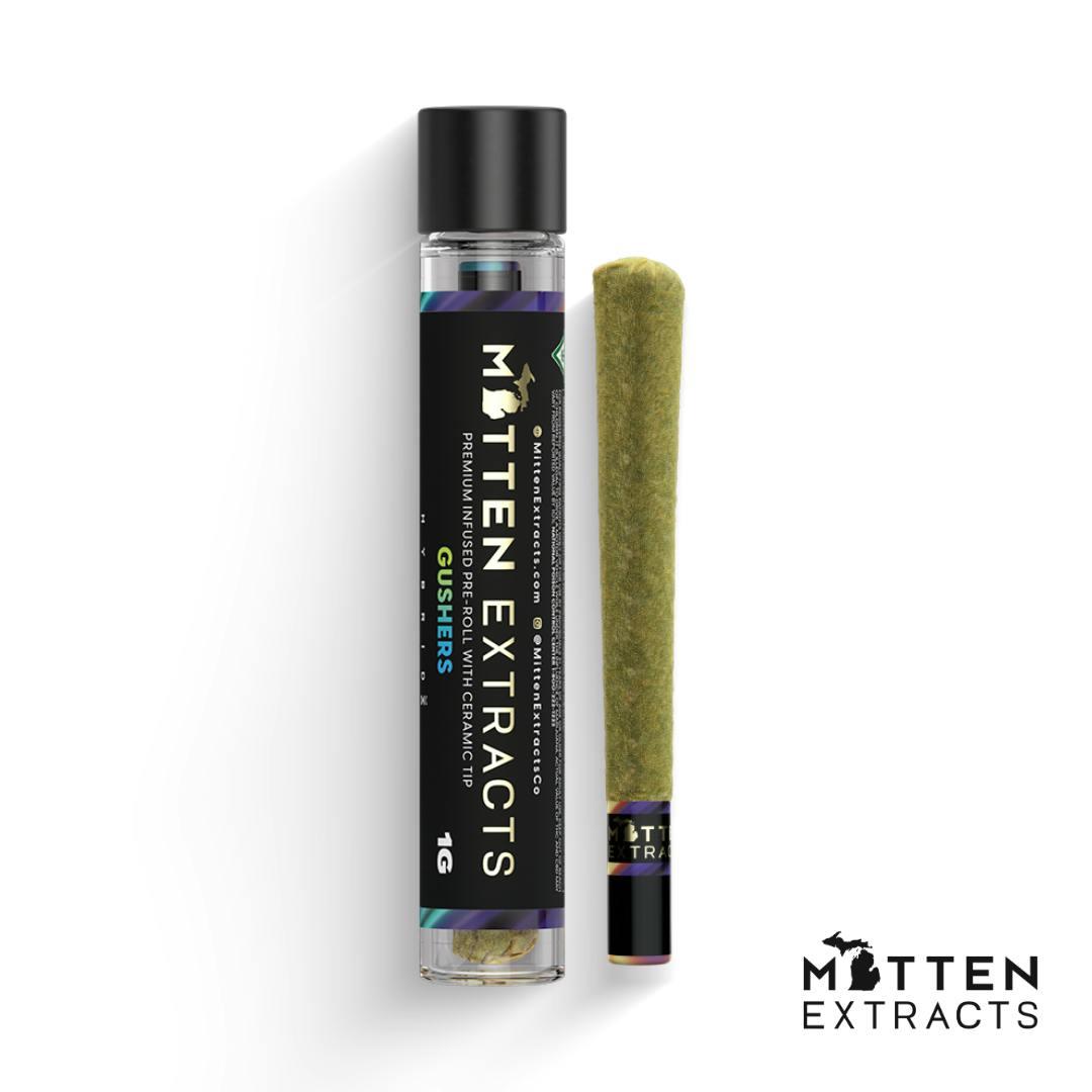 Mitten Extracts 1G Infused Preroll - Gushers (Hybrid)