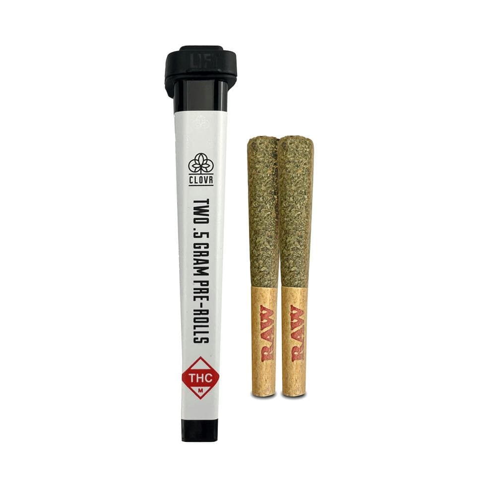 CLOVR- Pre-rolls- 0.5g 2 Pack - Jungle Pie