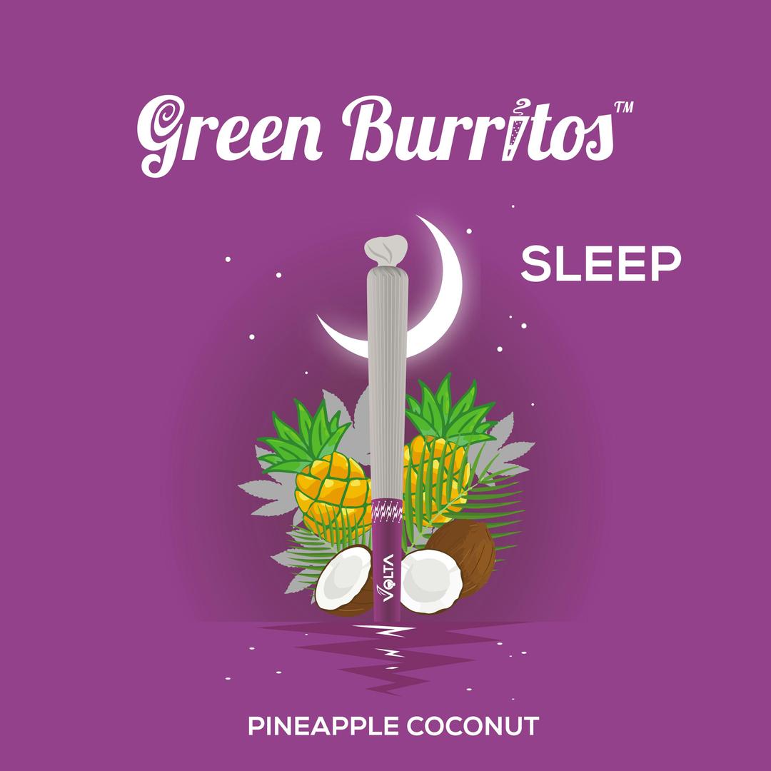Green Burrito | Infused Pre-Roll 0.6g | Pineapple Coconut