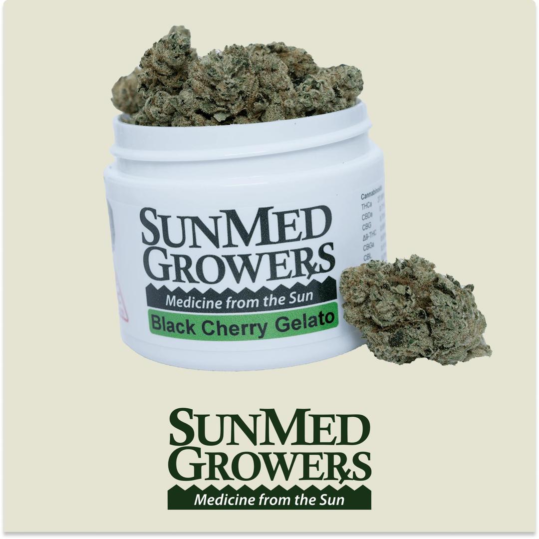 Black Cherry Gelato Flower (7g)