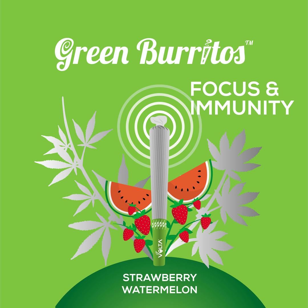 Green Burrito | Infused Pre-Roll 0.6g | Strawberry Watermelon